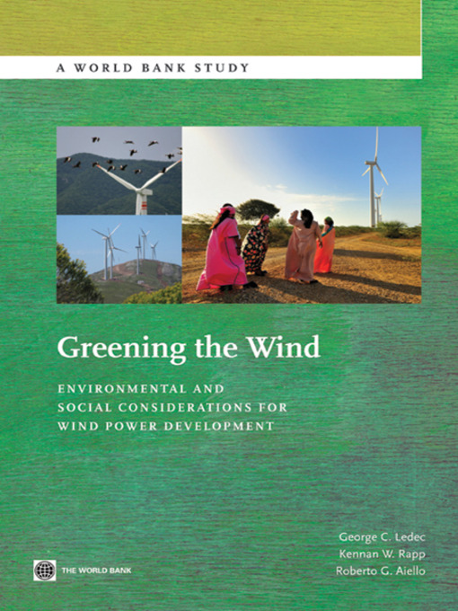 Title details for Greening the Wind by George C. Ledec - Available